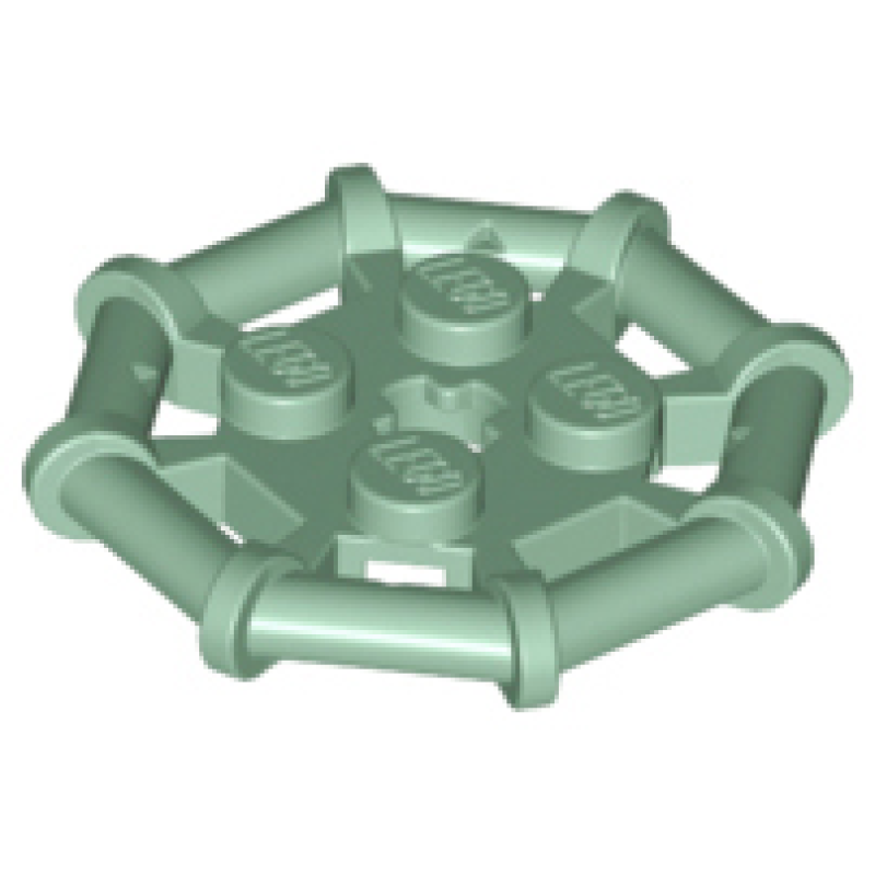 Plaat, Aangepast 2x2 achthoekig, verstevigd frame Sand Green